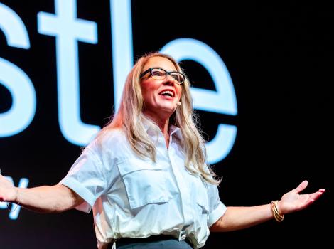 Best Friends CEO speaking to Best Friends National Conference attendees