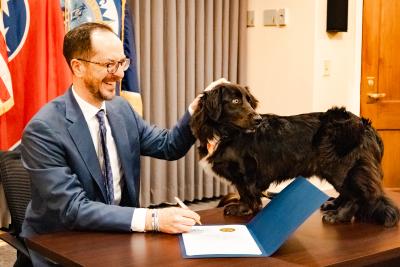 Mayor Freddie O’Connell issued a citywide proclamation supporting no-kill efforts