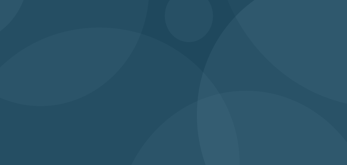 Blue background with overlapping circles